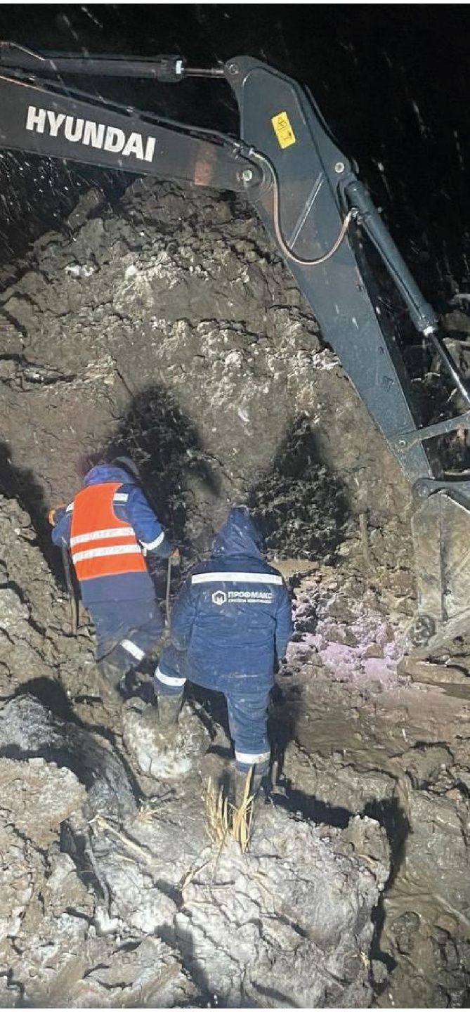 ГК "Профмакс" в кратчайшие сроки устранила аварию на магистральном водопроводе в Холмогорском районе